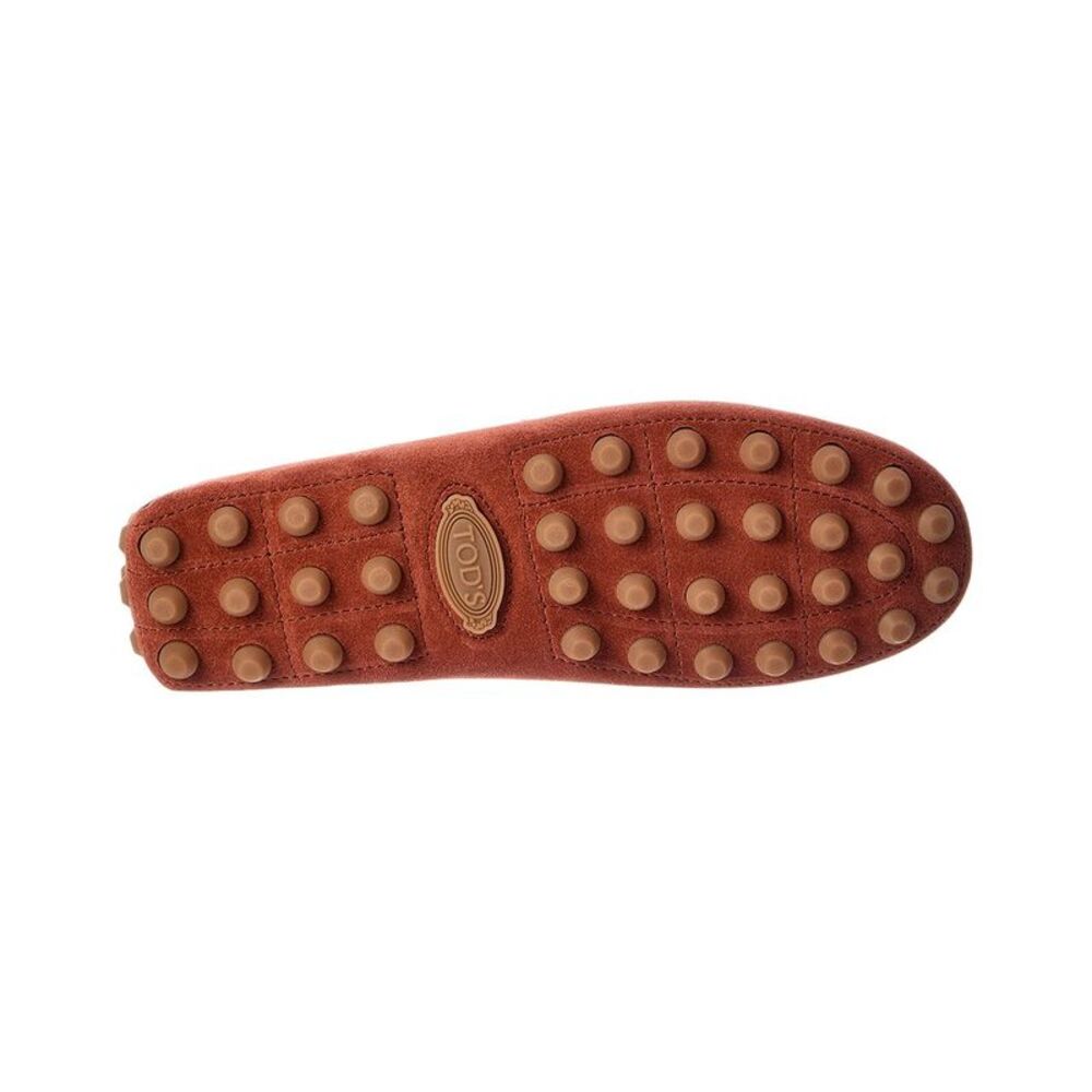 Tod's Gommino Suede Moccasin, Orange - Picture 4 of 5